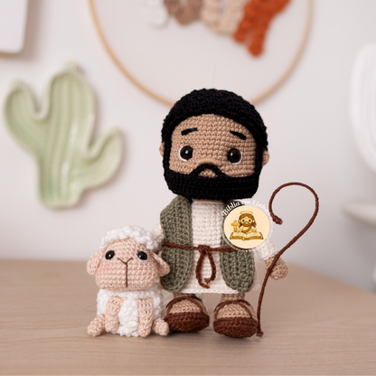 Coleção Nascimento de Jesus – 07 Amigurumis Bíblicos | 15cm
